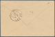 Kambodscha: 1903. French Indo-China Postal Stationery Envelope 5c Yellow- Green Cancelled By Soairie - Cambodja