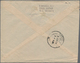 Katar / Qatar: 1953 Envelope (faults) From Qatar, 1950/55, KGVI 1/2 A. On 1d Pale Orange And 1 A / 1 - Qatar