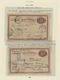 Korea: 1901, UPU Card 4 Ch. (2) Used To Germany By Two Different Postal Routes: "SEOUL 24 SEPT 01" V - Korea (...-1945)