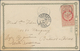 Korea: 1904, Pre Russian Japanese War : Postcard Bearing 4 Cn. Rose Tied By "CHEMULPO COREE 08/FEVR/ - Korea (...-1945)