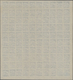 Korea-Nord: 1947, 1 W. First Anniversary Agrarian Reform Dark Blue On White Paper, Imperforated, A F - Korea (Noord)