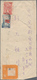 Korea-Nord: 1950, 5th Anniversary, Imperforated: 1 W. Multicolour (damaged At Left), 6 W. Red Tied " - Korea (Noord)