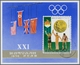 Korea-Nord: 1976, Block For Medal Winners At The Olympic Games With Complete Failure Of The Printing - Korea (Nord-)