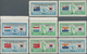 Korea-Süd: 1951, Flag Set Of 44 Vals. Inc. Italy Both Old And New Flag, Mint Never Hinged MNH, 4 Set - Korea (Zuid)