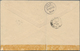 Labuan: 1894-96 Complete Set Of 9 Optd. "LABUAN" Used On Registered Cover To Ulm, Germany Via Italy, - Andere & Zonder Classificatie