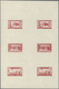 Libanon: 1943, 2nd Anniversary Of Independence, Combined Proof Sheet In Red On Gummed Paper, Showing - Libanon
