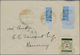 Macau: 1902/10, Bisects: 6 A./200 R. Bluish On Blue (2 Inc. Corner Margin Copy) And 1 A. On Due Stam - Andere & Zonder Classificatie