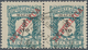 Macau - Portomarken: 1914, 1/2 A. Bluish Green/black, A Horizontal Pair Canc. "MA(CAU) 26 XII 32", R - Andere & Zonder Classificatie