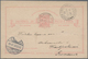 Macau - Ganzsachen: 1901, Card 20 R. Canc. "MACAU 22 NOV 01" Via "VICTORIA HONG KONG 23 NOV 01" To G - Postwaardestukken