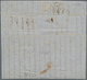 Macau - Besonderheiten: 1861, Incoming Mail From Portugal: Two Entire Folded Letters With Oval Rate - Sonstige & Ohne Zuordnung