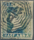 Malaiische Staaten - Straits Settlements: 1854, India Lithographed ½a. Blue, 1st Printing, Used In S - Straits Settlements