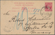 Malaiische Staaten - Straits Settlements: 1893 Postal Stationery Card 2c. Carmine Used From Singapor - Straits Settlements