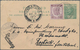 Malaiische Staaten - Negri Sembilan: 1900, Stationery Card 1 C. Green, Question Part, Uprated Perak - Negri Sembilan