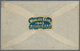 Malaiische Staaten - Sarawak: 1903, Two Pairs 1c Blue/red On Letter From Kuching To Canada, On Rever - Other & Unclassified