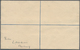 Malaiische Staaten - Sarawak: 1924 BETONG: Postal Stationery Registered Envelope 10c., Uprated 4c. A - Sonstige & Ohne Zuordnung