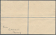 Malaiische Staaten - Sarawak: 1924 BETONG: Postal Stationery Registered Envelope 10c., Uprated 4c. A - Other & Unclassified