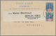 Malaiische Staaten - Sarawak: 1925: Postal Stationery Card 1c., Uprated 1c., Used From Kuching To Be - Andere & Zonder Classificatie