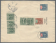 Malaiische Staaten - Sarawak: 1926, 2 Stamps 1c Red-blue, 5 Items 3c Green And 16c Green/brown Rever - Sonstige & Ohne Zuordnung