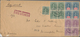 Malaiische Staaten - Sarawak: 1926, 1c Red/blue Block Of Four, 2c Violet Block Of Four (one Item Wit - Andere & Zonder Classificatie