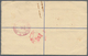 Malaiische Staaten - Sarawak: 1926, 12c Blue Postal Stationery Registered Cover With Additional Fran - Altri & Non Classificati