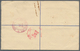 Malaiische Staaten - Sarawak: 1926, 12c Blue Postal Stationery Registered Cover With Additional Fran - Other & Unclassified