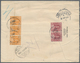 Malaiische Staaten - Sarawak: 1927, 5c Orange Stripe Of Three And 6c Violet Pair Reverse On Register - Sonstige & Ohne Zuordnung