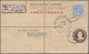 Malaiische Staaten - Sarawak: 1931: Postal Stationery Registered Envelope 15c., Uprated 12c., Used F - Sonstige & Ohne Zuordnung