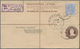 Malaiische Staaten - Sarawak: 1931: Postal Stationery Registered Envelope 15c., Uprated 12c., Used F - Other & Unclassified