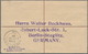 Malaiische Staaten - Sarawak: 1931: Postal Stationery Registered Envelope 15c., Uprated 12c., Used F - Andere & Zonder Classificatie