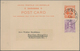 Malaiische Staaten - Sarawak: 1931, Stationery Cards (2): 2 C. Green Uprated 4 C. And 4 C. Orange Up - Sonstige & Ohne Zuordnung