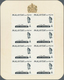 Malaiische Staaten - Selangor: 1965, Orchids Imperforate PROOF Block Of Eight With Black Printing On - Selangor