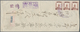 Mandschuko (Manchuko): 1934/42, Covers (3): 3 F. (horizontal Strip-3) Tied Prt Faint LCD "Harbin" To - 1932-45 Manciuria (Manciukuo)