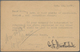 Mandschuko (Manchuko): 1934, Stationery Card 1 F. Uprated 2 F., 4 F. Tied "Harbin Taowai 2.10.12" Vi - 1932-45 Mandchourie (Mandchoukouo)