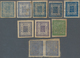 Nepal: 1881-1890's: Group Of 10 Unused Stamps Including 5x 1a., 2x 2a., 4a. And A Pair Of 1a. Pin-pe - Nepal