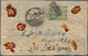 Nepal: 1904 Registered Double-weight Cover From Pokhara To Kathmandu Franked By 1a. Light Blue Horiz - Nepal