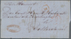 Niederländisch-Indien: 1821/1858, Group Of 3 Entire Letters From Batavia, Comprising Red Oval "BATAV - Netherlands Indies