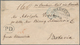 Niederländisch-Indien: 1854, Incomming Mail: Full Paid Fresh Stampless Envelope With Taxation "25" ( - Nederlands-Indië