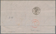 Niederländisch-Indien: 1857, Incomming Mail: Full Paid Fresh Stampless Folded Entire Letter Taxed "4 - Nederlands-Indië