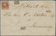 Niederländisch-Indien: 1864 KWIII. 10c. Used On Part Cover (front) From Salatiga To Samarang, Tied B - Niederländisch-Indien