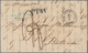 Niederländisch-Indien: 1867, Incomming Mail: Full Paid Fresh Stampless Folded Entire Letter With Tax - Netherlands Indies