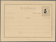 Niederländisch-Indien: 1879 (ca.), Bold Black "5" Surcharge On Card Willem 12 1/2 C. Grey, Probably - Niederländisch-Indien