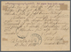 Niederländisch-Indien: 1880, Reply Part Used From Berlin: Stationery UPU Reply Card 5 C. Violet Upra - Netherlands Indies