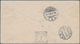 Niederländisch-Indien: 1896, Two Stationery Envelopes: Oval 12½ C Grey Uprated 12½ C And 15 C Occre - Nederlands-Indië
