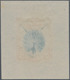 Nordborneo: 1894 Single Die Proof Of 5c. 'Great Argus Pheasant' In Blue & Ochre, Fine And Scarce. - Noord Borneo (...-1963)