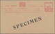 Delcampe - Palästina: 1927, 4 M, 7 M, 8 M Postal Stationery Card + 5 M Letter Card All With Overprint "SPECIMEN - Palästina