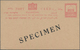 Delcampe - Palästina: 1927, 4 M, 7 M, 8 M Postal Stationery Card + 5 M Letter Card All With Overprint "SPECIMEN - Palestine