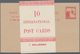 Delcampe - Palästina: 1928/1929, Three Stationery Cards: 4m. Rose And 7m. Red, Both Unused And With Relating Ha - Palästina