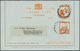 Palästina: 1929, Letter Card 5m. Yellow-orange Uprated By 8m. Bistre Used From "JERUSALEM 27 OC 29" - Palestina