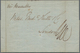 Philippinen: 1848, "SINGAPORE 14.Februar/Bearing.", Postmark In Black To Reverse To Folded Letter Wi - Filippijnen