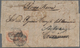 Philippinen: 1856, 5 Cuartos Red Pair On Folded Envelope. MANILA To CORRIMAO And Redirected To Sulve - Filippijnen